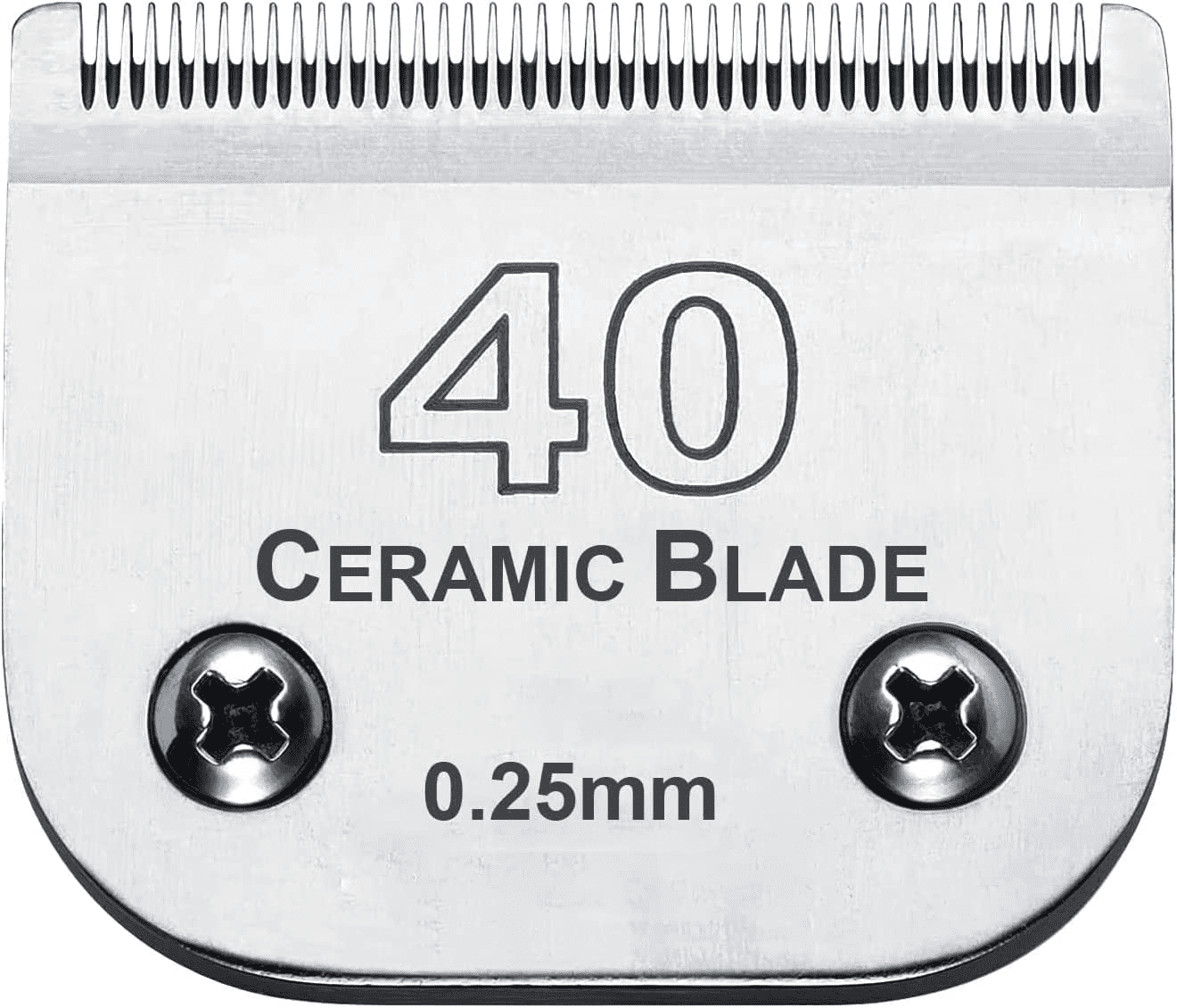  #30 Blade Dog Grooming Clipper Replacement Blades Compatible  with Andis/Wahl/Oster Dog Clippers,Detachable Ceramic Blade & Stainless  Steel Blade,Size-30, 1/50-Inch Cut Length (64260)