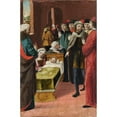 thumbnail image 3 of Ambrogio Bergognone 13x18 Black Modern Framed Museum Art Print Titled - Saint Ambrose and the Miracle of the Bees, 3 of 5