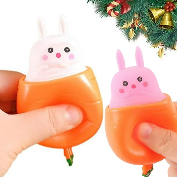 Dispositivo antiestrés de Pascua | Juguete suave y adorable de decoración de Pascua para adolescentes y estudiantes | Material escolar, de oficina y aula | Diseño adorable y divertido para