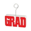 Grad Red Graduation Balloon Weight / Photo Holder
