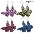 thumbnail image 2 of Dangle Earrings Butterfly Shape Creative Fashion Drop Earrings Pierced Earrings, 2 of 10