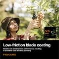 thumbnail image 3 of Fiskars 8" Bypass Pruner with Steel Blade and Soft Grip Handle, Black and Orange, Garden Tool for Pruning, 5/8" Cut Capacity, 3 of 10