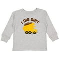 thumbnail image 3 of Inktastic I Dig Dirt Boys or Girls Long Sleeve Toddler T-Shirt, 3 of 5