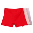 thumbnail image 4 of Sakmal Boyshorts Panties for Women Pack Plus Size Boxers Cotton Full Coverage Panties Stretch Red Underwear for Ladies 6XL,3-Pack, 4 of 5