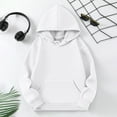 thumbnail image 4 of LUOGENLI Hoodies for Girls 14-16 Preppy Girls Casual Long Sleeve Hoodies Cute Oversized Pocket Sweatshirt Tops Preppy Hoodies for Girls 10-12 Girls Hoodies Size 6T White 3-4 Years, 4 of 9