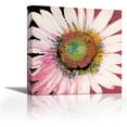 thumbnail image 1 of Sunshine Flower I - Contemporary Fine Art Giclee on Canvas Gallery Wrap - wall décor - Art painting - 36 x 36 Inch - Ready to Hang, 1 of 2