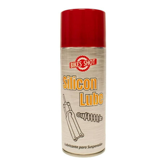 Lubricante Bikes Shot para Suspensión Lata con 400 ml Gris