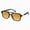 Black/Yellow, variant on Aviator Sunglasses for Women Men Fashion Square Womens Sunglasses UV400 Protection Shades(Amber/Gradient Brown)