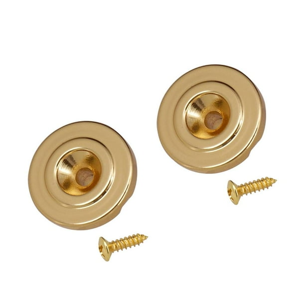 Retenedor de cadena de árbol de cuerda de 2 piezas Sunnimix para Guitarra Eléctrica Baja dorado