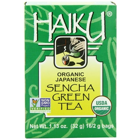 Haiku Organic Tea, Japanese Sencha Green, 16 Teabags (Pack of 6), One taste and you'll understand why true connoisseurs of Japanese green tea.., By Great (Best Way To Make Green Tea Taste Good)