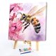 thumbnail image 5 of Kit de pintura por números DIY, arte al óleo de abeja y miel, imagen artesanal, decoración del hogar, 40x40cm, 5 of 9