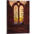 thumbnail image 1 of ARTCANVAS A Dreamer Canvas Art Print by Caspar David Friedrich - Size: 18" x 12" (1.50" Deep), 1 of 9