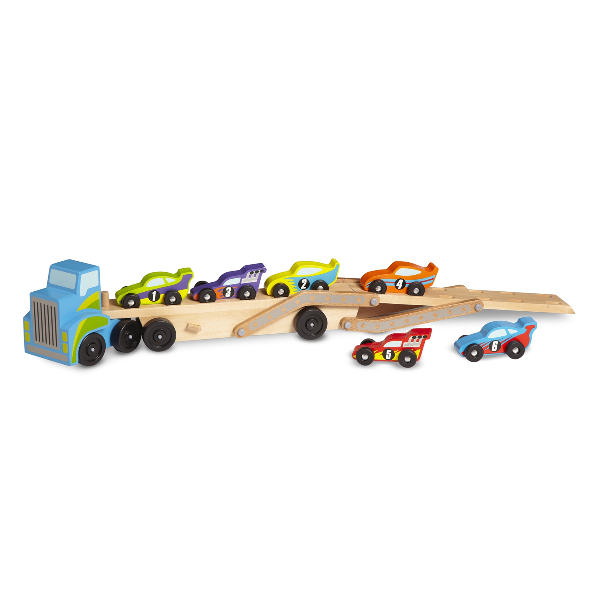 melissa and doug tractor trailer