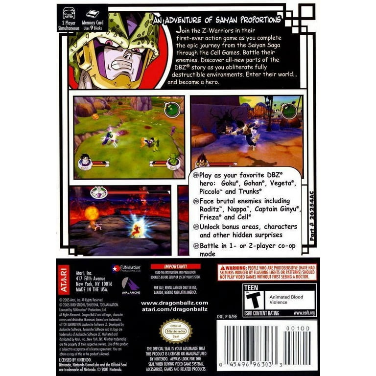 Dragonball Z Sagas | Nintendo GameCube - Walmart.com
