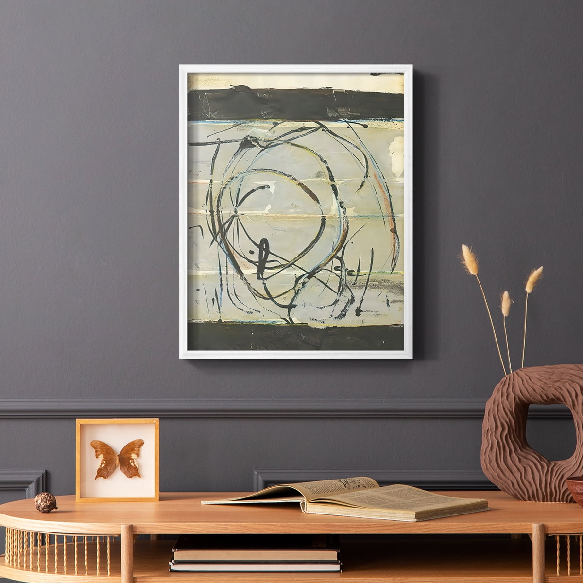 Continuing Energy II in Paper Solid Wood 11 x 14 Framed Print