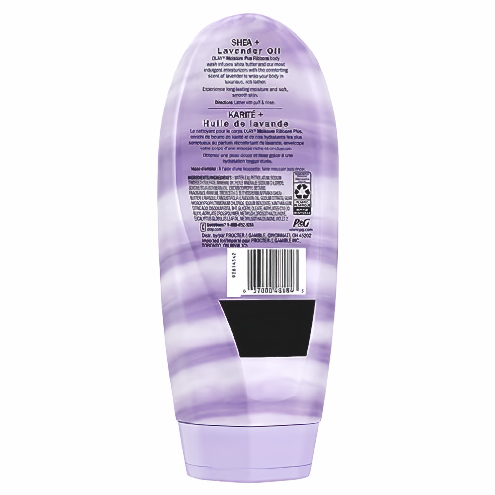 Olay Moisture Ribbons Plus Shea Lavender Oil 18 oz (Pack of 3)