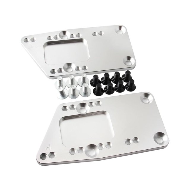 Placa Adaptadora De Montaje De Motor Kit De Soporte De Intercambio De Motor Fácil De Instalar Placa De Conversión De Montaje De Motor Compatible Para Automóviles Vehículos Auto Sweethay VI004392-00