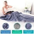 thumbnail image 5 of Gamexcel (36"x48", 5lbs) Weighted Blankets Heavy Blanket Adult Kid Breathable Cotton Material with Glass Beads Deep Sleep Sofa Blanket for Spring, 5 of 7
