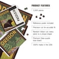 thumbnail image 5 of Lantern Press 1000 Piece Jigsaw Puzzle, Bear in Forest, Oregon, 5 of 5