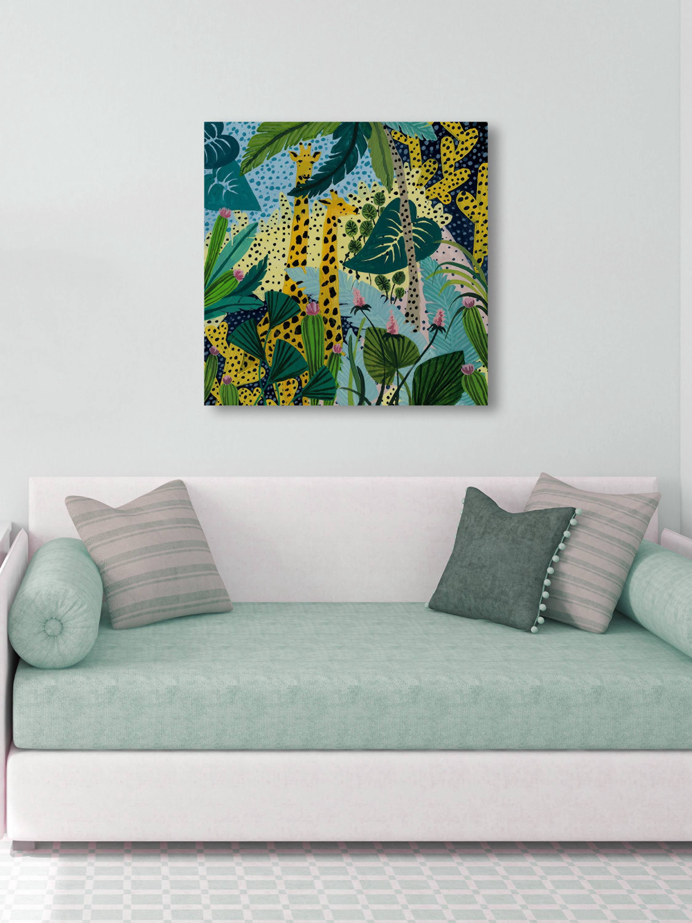 Marmont Hill Spotted Jungle Canvas Wall Art