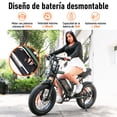 thumbnail image 2 of Bicicleta Eléctrica HONEY WHALE K6 Verde, 2 of 7