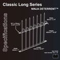 thumbnail image 2 of Ninja Deterrent™ | Fence Spikes Wall Spikes Anti Climb Security Guard| Classic Shinobi Gaeshi H490 Single Bladed 0.5m Black | Bird Spikes, 2 of 7