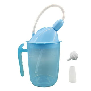 300ml Adult Sippy Cups Portable Spill Proof Mobility Drinking Cups