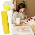 thumbnail image 2 of Yellow 3 In 1 Needle Threader Tool With Built In Needle Case And Magnetic Tip Assists With Threading For Sewing And Craft Projects, 2 of 6