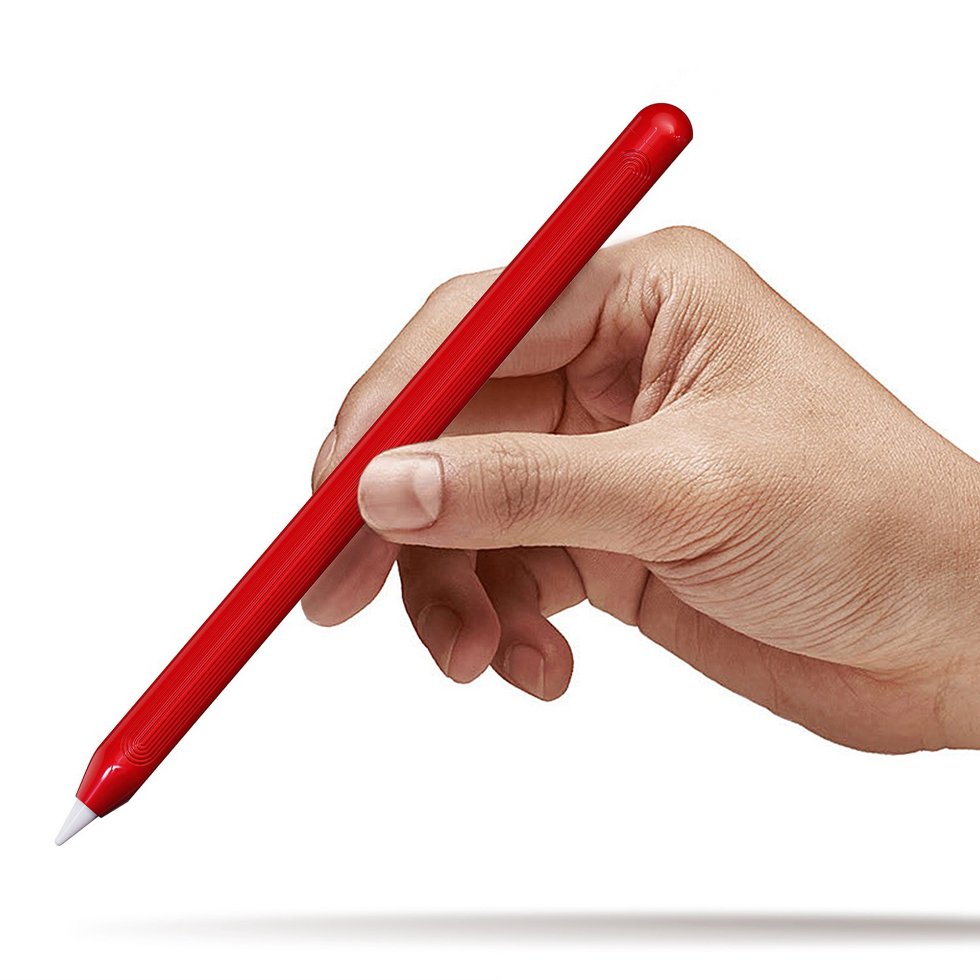 スマホアクセサリー その他 Dteck Case For Apple Pencil 2nd Generation, Lightweight Hard PC Holder  Sleeve Compatible with iPad Pencil 2nd Generation, Red
