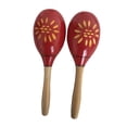 thumbnail image 1 of Sand 1 Pair Wooden Maracas Sand Hammer Rumba Shakers Rattles Sand Hammer Percussion Instrument Musical Toy for Kid Children Party Games, 1 of 7