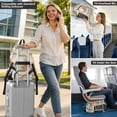 thumbnail image 6 of JIALIOU 14" Laptop Backpack Waterproof Airline Approved Stylish Casual Daypack for Travel Business College Work, Abstract White Geometric, 6 of 8