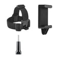 thumbnail image 2 of Head-Mounted Phone and Action Camera Mount for First-Person Cycling and Motorcycle Shooting Adjustable Comfortable Support Strap, 2 of 6