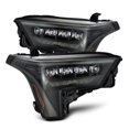 thumbnail image 2 of AlphaRex USA Headlight Assembly 880871 NOVA-Series; LED Bulb; Projector Beam With Amber Daytime Running Light/Amber Sequential Signal; Clear Polycarbonate Lens; Alpha Black Polypropylene Housing, 2 of 21