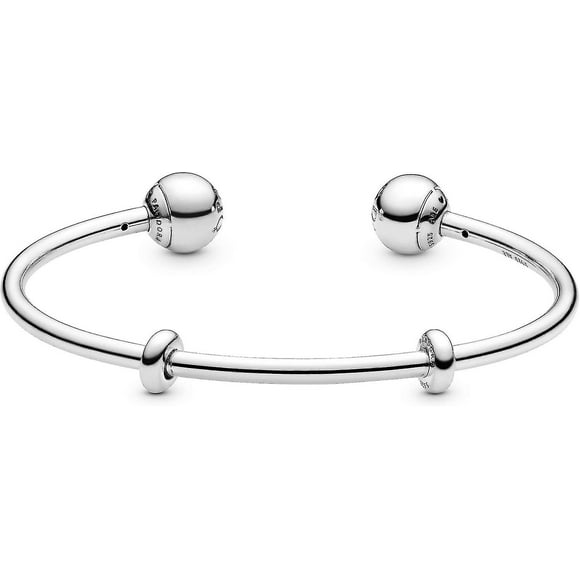 Bebetter Jewelry Silver Open Bangle Sterling Silver Bracelet