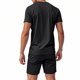thumbnail image 4 of Pantalones de Cordón para Hombre Color Sólido Casual Ejercicio Bolsillo Pantalones Cortos Manga Corta V-Cuello Blusas Conjuntos, 4 of 7