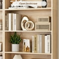 thumbnail image 4 of Homfa 82" Tall Bookcases, Freestanding Display Storage Shelves, 7-Tier Open Bookshelf for Home Office Living Room Bedroom, Light Oak, 4 of 8