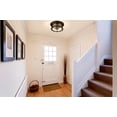 thumbnail image 7 of 2 Light Flush Mount In Seaside Style 13.5 Inches Wide By 5.5 Inches High-Brushed Nickel Finish Z-Lite 727F13-Bn, 7 of 7