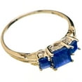 thumbnail image 2 of Sapphire Ring Size 8.25 (925 Sterling Silver)  - Handmade Boho Vintage Jewelry RING127476, 2 of 2