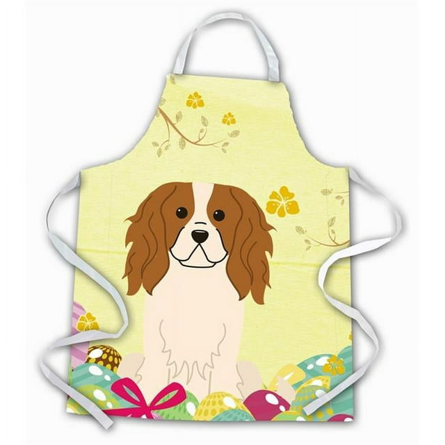 Carolines Treasures BB6058APRON Easter Eggs Cavalier Spaniel Apron