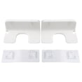 thumbnail image 2 of Hair Dryer Holder Hardware Hassle-free Long-lasting Mounting Organizer Plastic Rack Saving Space Accessories Hot White (basic)-2pcs, 2 of 9