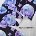 thumbnail image 6 of Disketp blue Skull flower Tapestry 60x51 InchesTapestry for Living Room Bedroom Home, 6 of 6