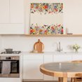 thumbnail image 6 of Vintage Flowers Wall Art Painting on Canvas, Spring Floral Botanical Rustic Pastoral Canvas Art Home Prints Wall Art Framed Modern Artwork for Living Room Bedroom Wall Decor 16x16in, 6 of 9