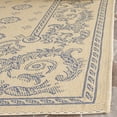 thumbnail image 2 of SAFAVIEH Courtyard Erin Traditional Indoor/Outdoor Area Rug, 2' x 3'7", Natural/Blue, 2 of 6