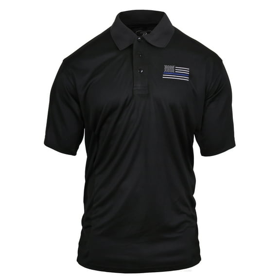 Rothco Thin Blue Line Moisture Wicking Polo