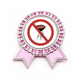 thumbnail image 1 of Logo no cocinar Insignia broche Medalla rosa premiada, 1 of 3