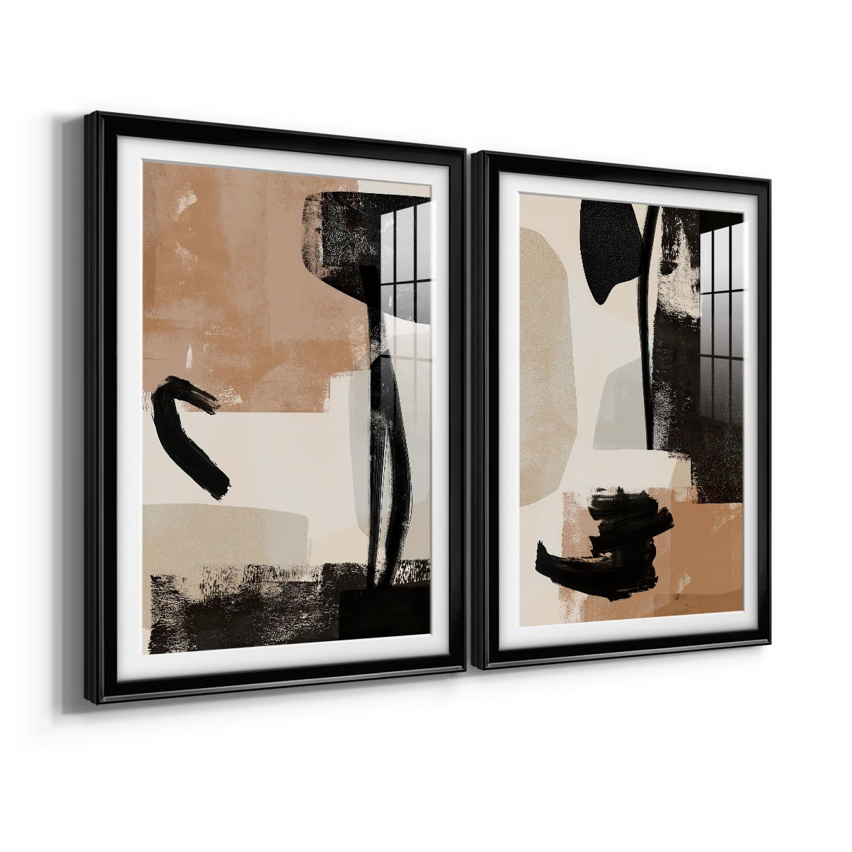 Wexford Home Selective Arrangement III Premium Framed Print, 26.5" x 36.5" - Ready to Hang, Black (Set of 2)