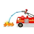 thumbnail image 5 of Kid Connection Fire Truck Play Set with Lights and Sounds, 16 Pieces, Toddler Toys Ages 3+, 5 of 10