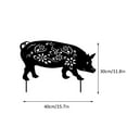 thumbnail image 2 of Inserts de Jardin en Acrylique Cochon Noir Décorations d'Halloween, 2 of 3