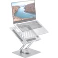 thumbnail image 1 of XUCP-Adjustable Laptop Stand for Desk, Foldable Ergonomic Laptop Riser, 360° Swivel Portable Aluminum Alloy Computer Stand Compatible with MacBook Air/Pro Lenovo Razer, All 10"-16" Notebooks, CP02S, 1 of 4