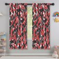 thumbnail image 5 of Blackout Kids Curtains,Red Camo Digital Pixel Pattern Childrens Insulated Curtains Set Of 2,Bedroom Essentials,Toddler Room Decor 42"x63", 5 of 5